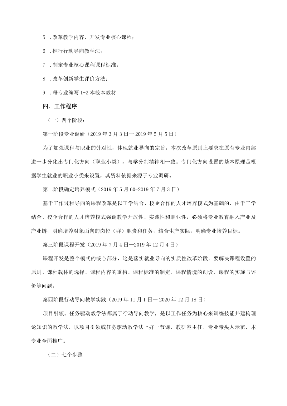 教学改革试点专业实施方案.docx_第2页