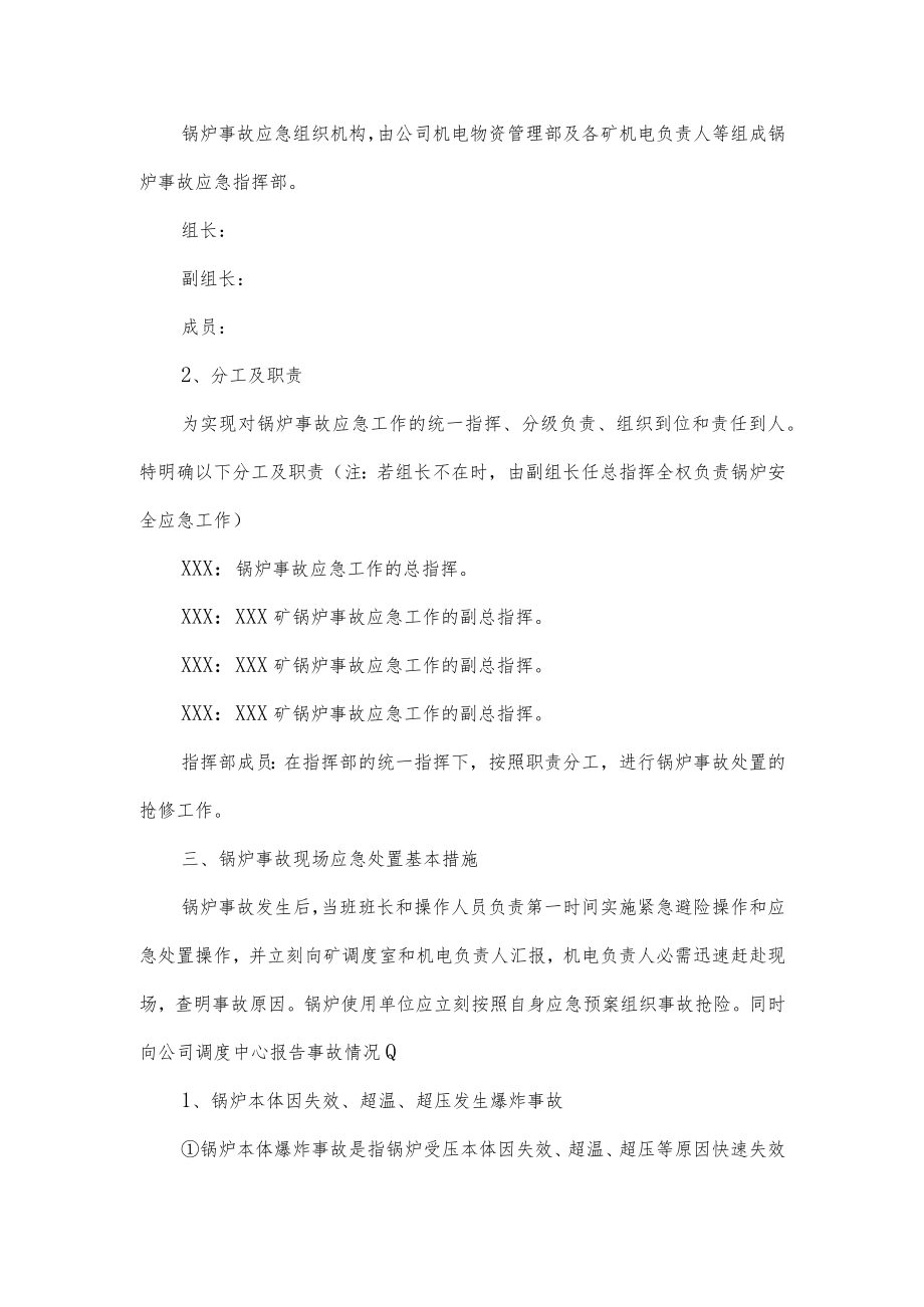 锅炉突发事故专项应急预案.docx_第2页