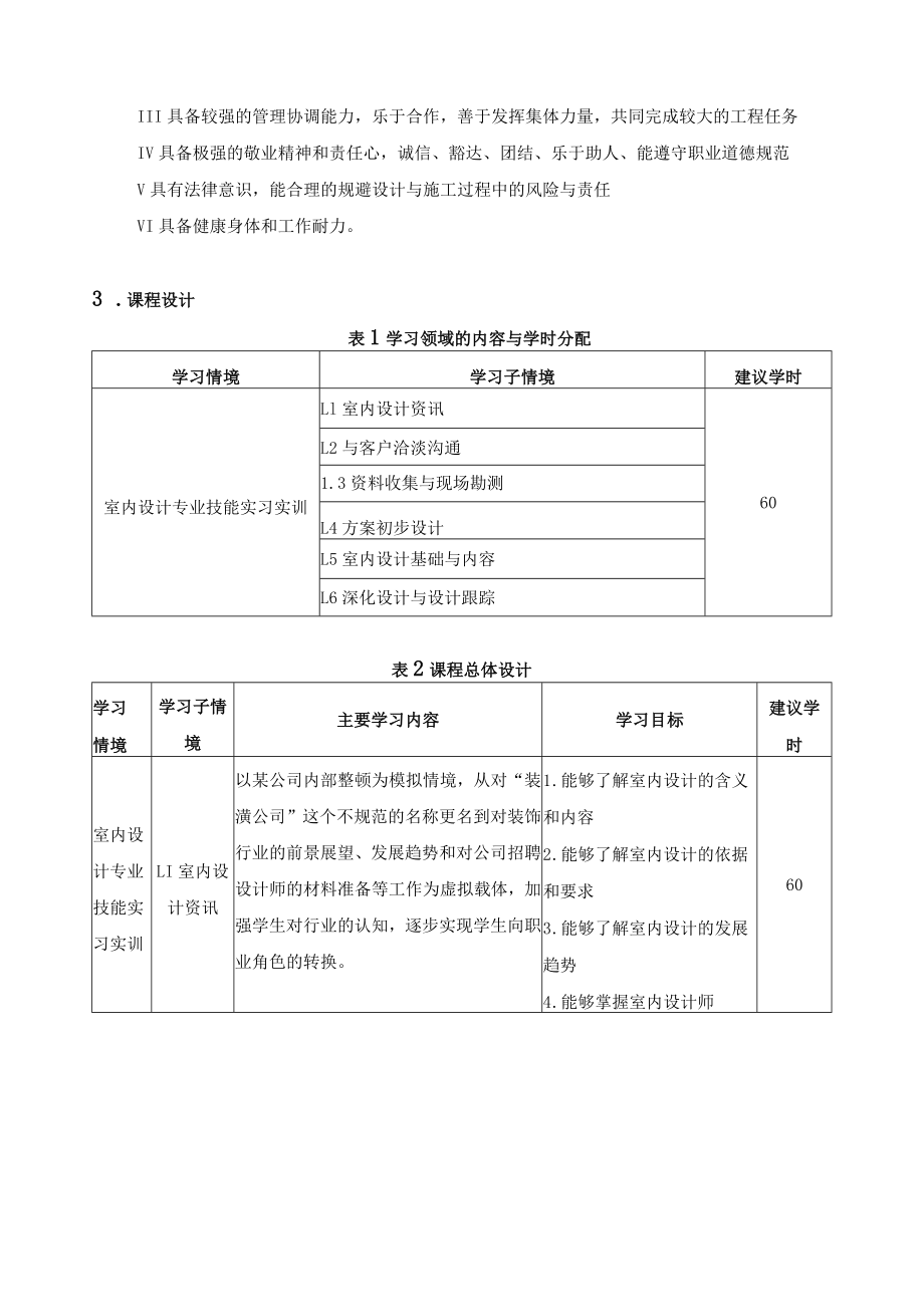 《专业技能实习实训》课程标准.docx_第3页