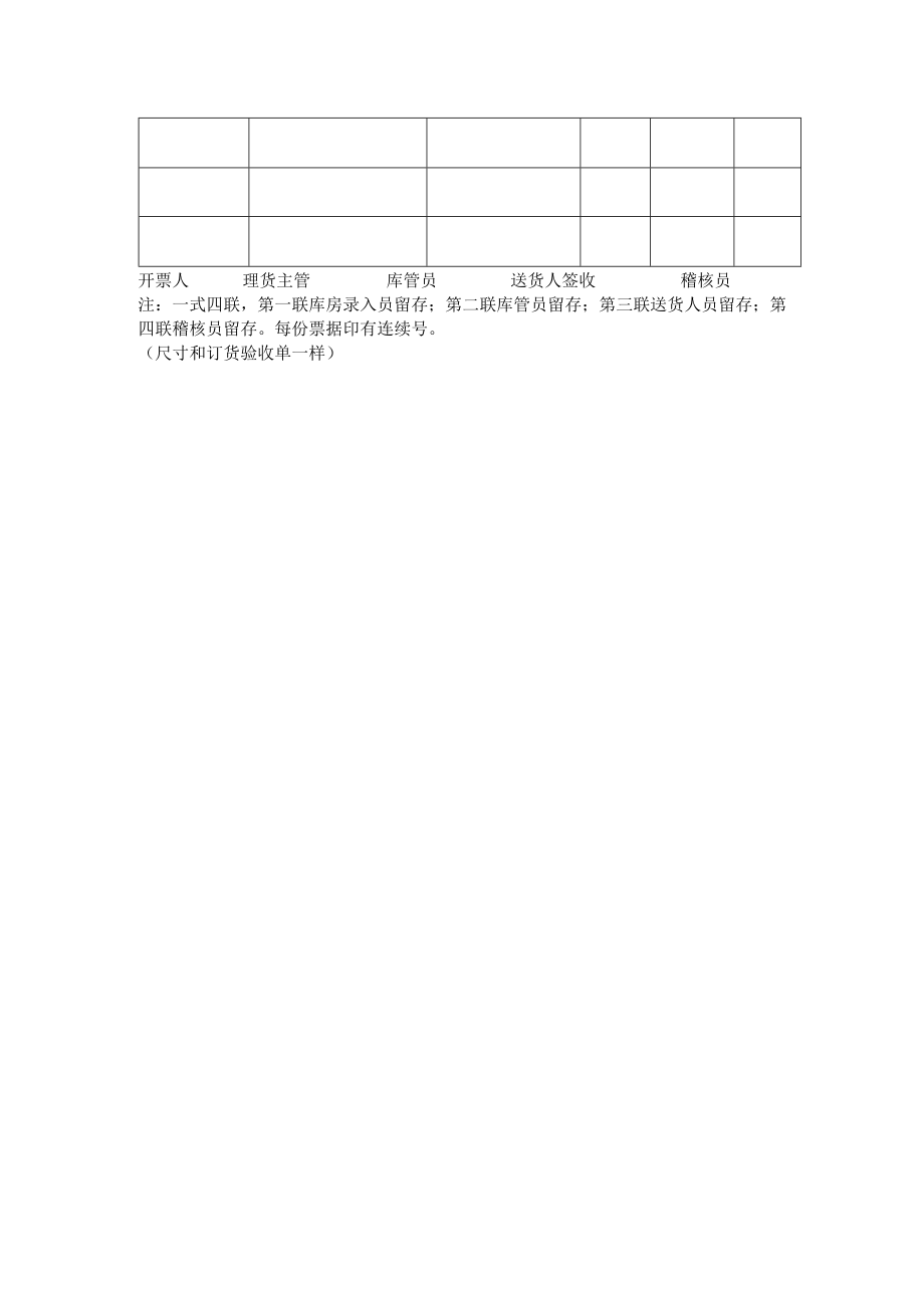 单位某部门通用出入库单.docx_第2页