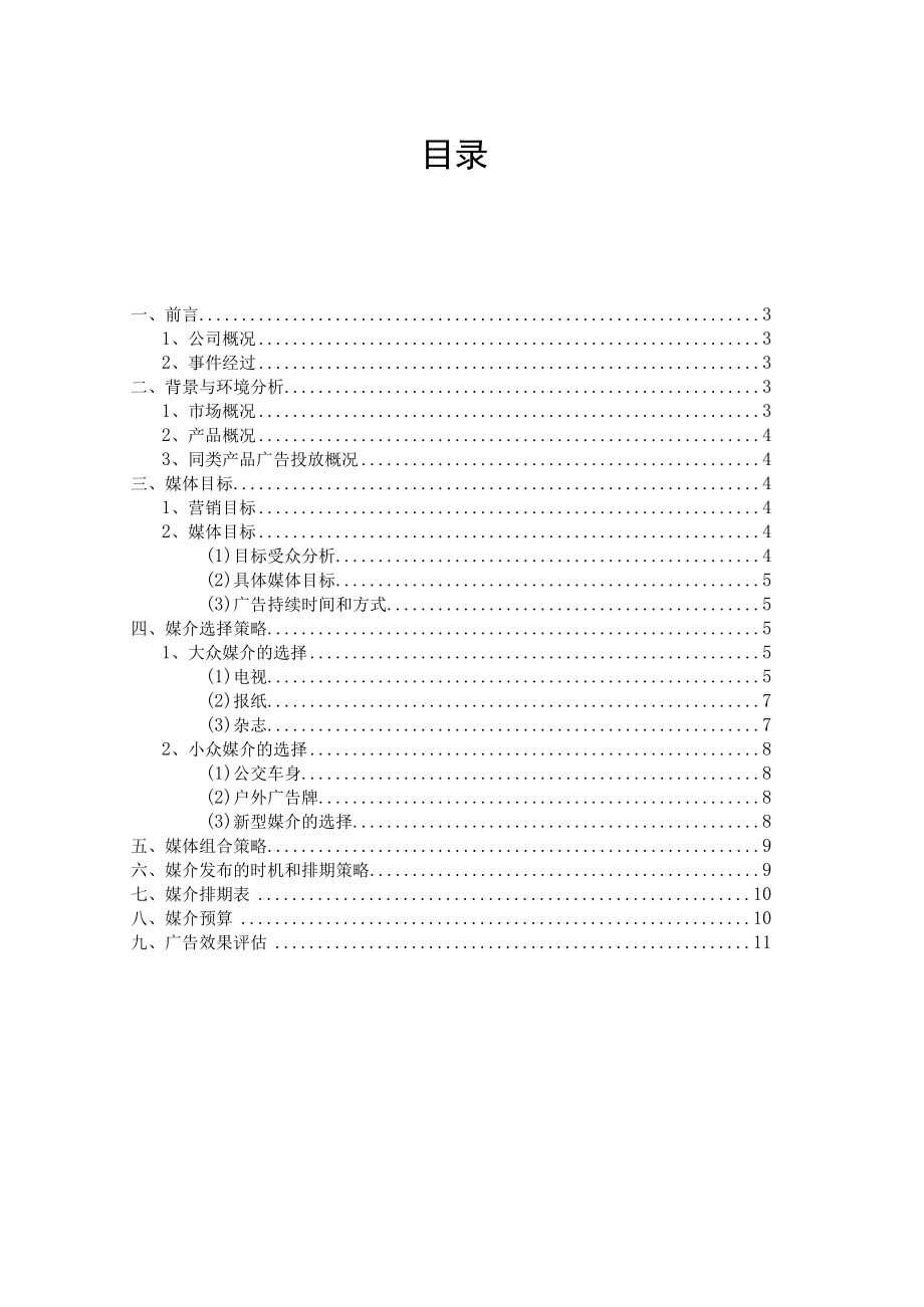 集团品牌公司广告媒体计划书.docx_第2页