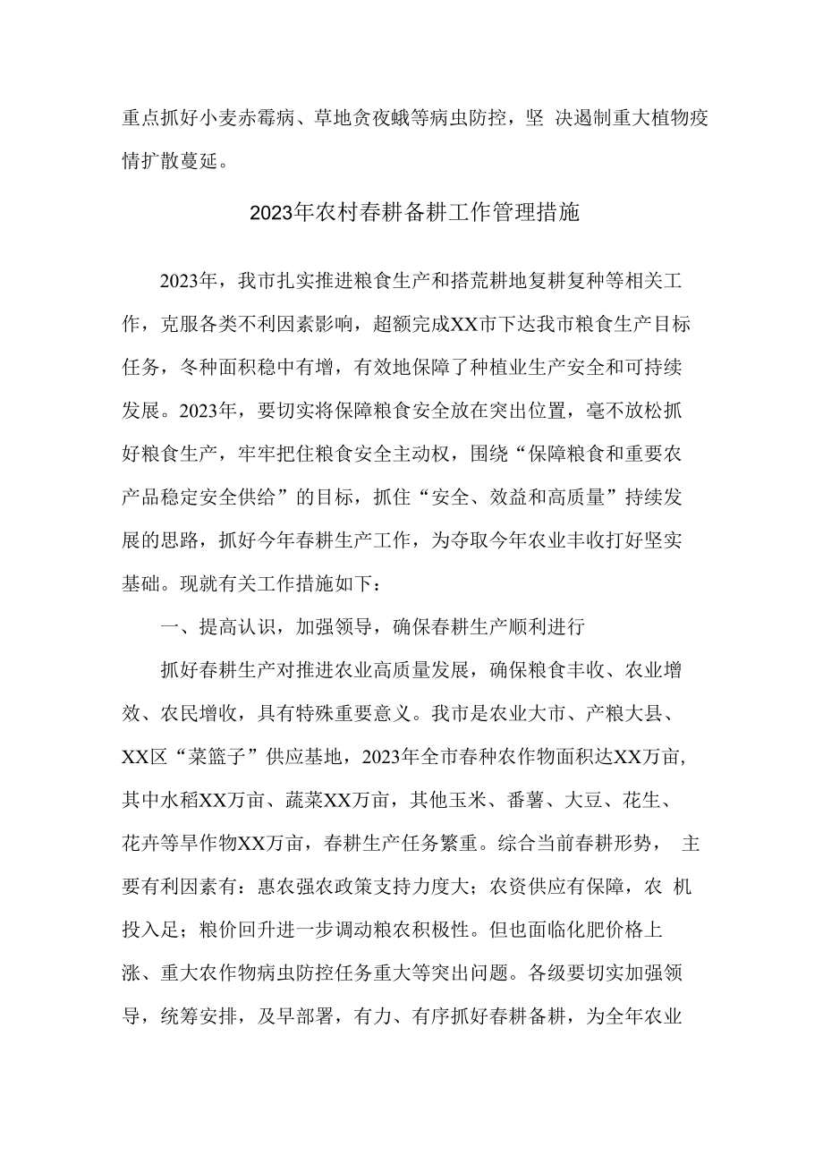 2023年乡镇落实春耕备耕专项管理措施（4份）.docx_第3页