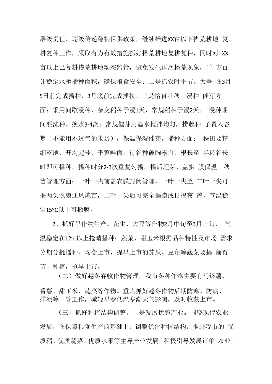 2023年乡镇落实春耕备耕专项管理措施（合计4份）.docx_第2页