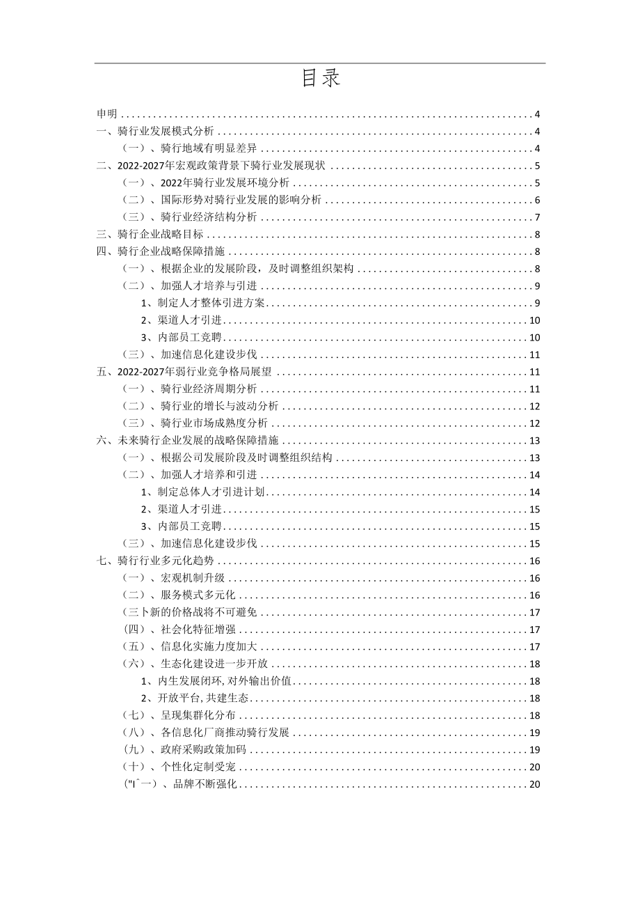 2022年骑行行业洞察报告及未来五至十年预测分析报告.docx_第2页