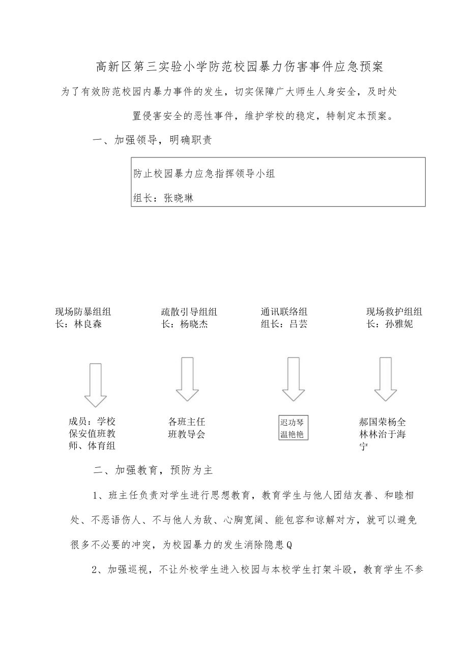 防范校园暴力伤害事件应急预案.docx_第2页