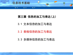 高中信息技术3.2表格信息的加工与表达.ppt