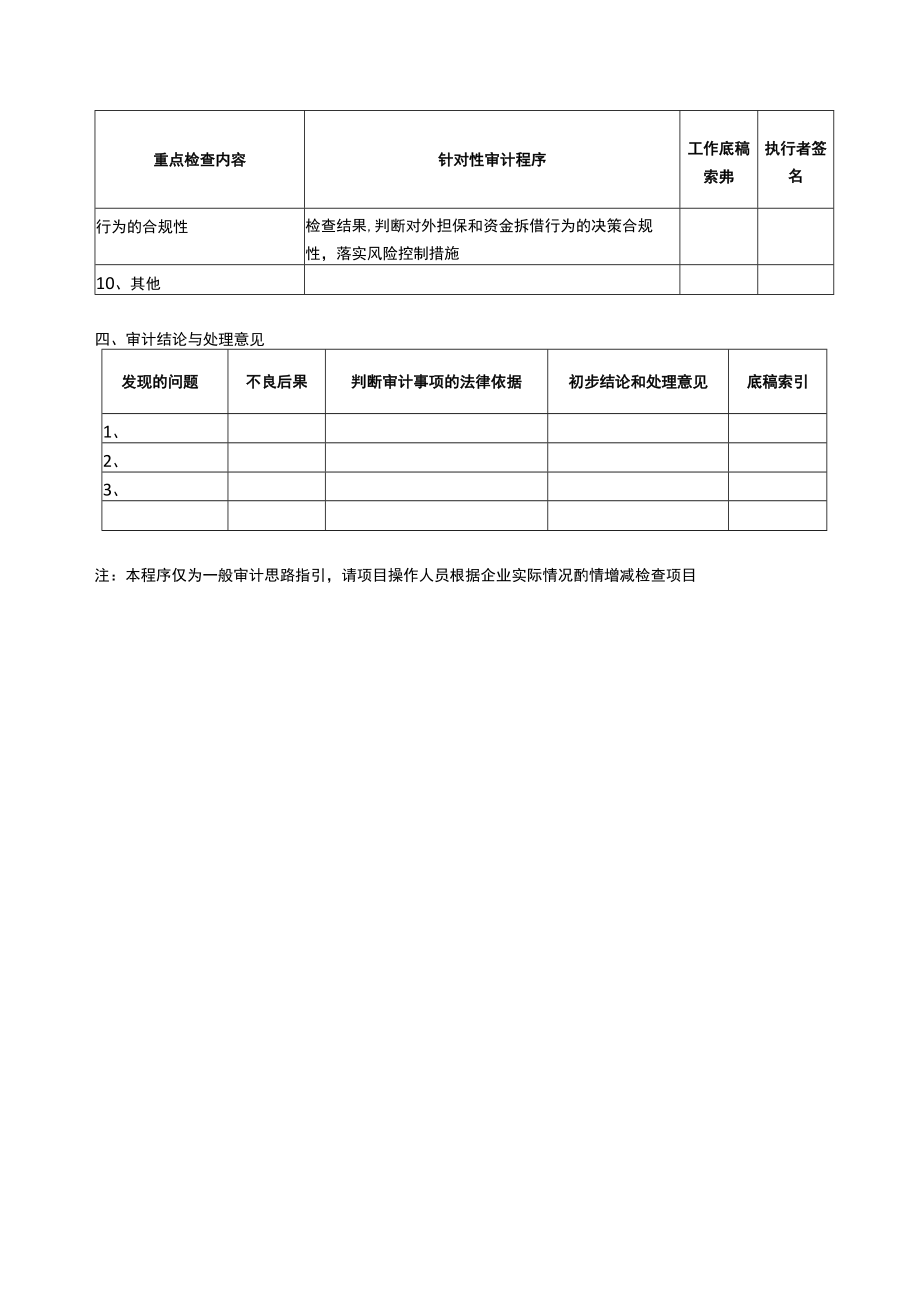 4专门事项审计程序--经营活动和重大经营决策.docx_第3页