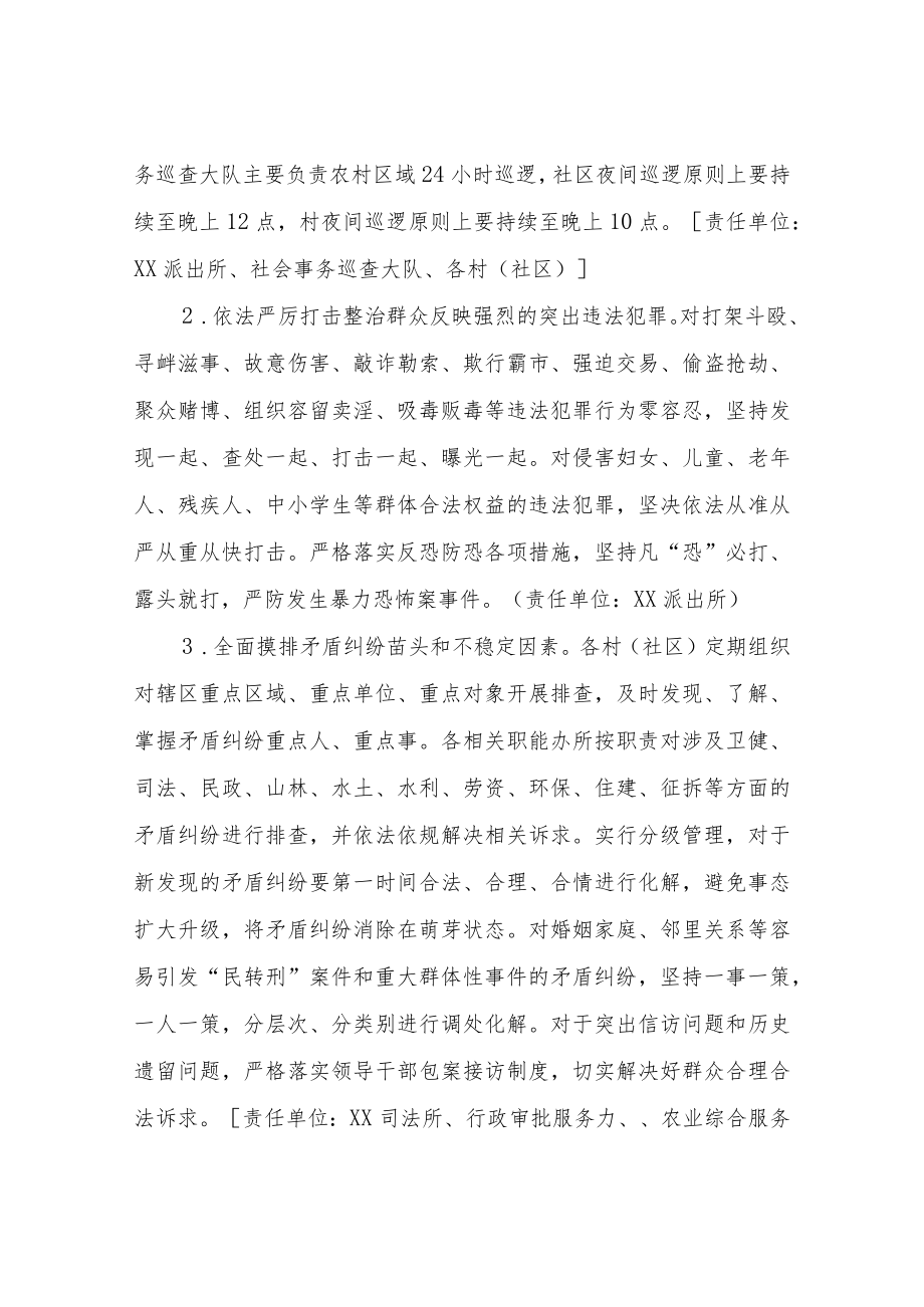 XX镇社会综合治理“决胜2022”巡控行动方案.docx_第3页