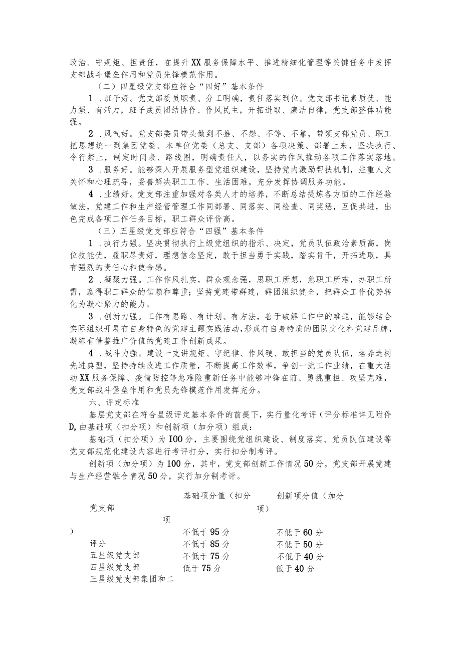 公司党委关于基层党支部评星定级的方案.docx_第2页