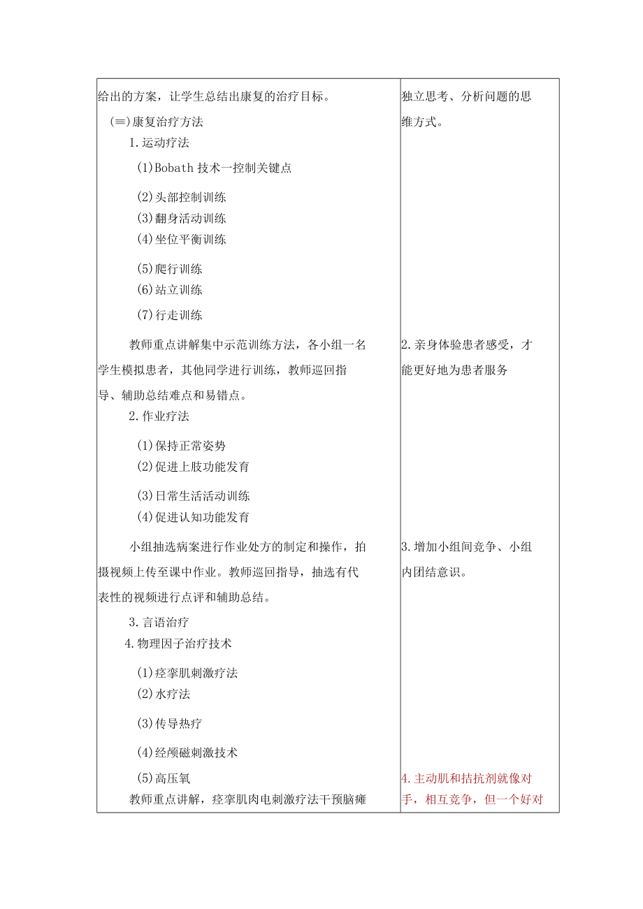 儿童脑性瘫痪康复 教案教学设计.docx_第3页