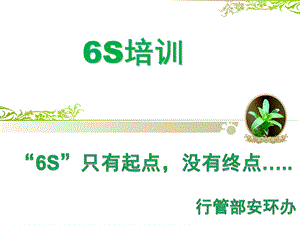 6S培训课件.ppt