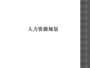 人力资源规划(13).ppt