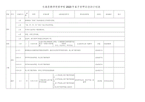 长海县教师进修学校2020年6月份研训活动计划表.docx