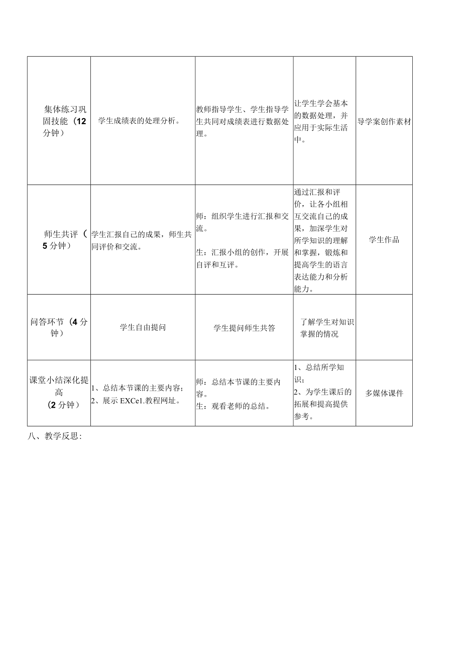 全国优质课一等奖初中七年级下册信息技术《数据处理》教学设计+说课稿.docx_第3页