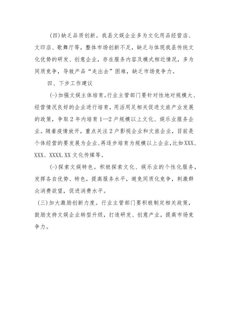 XX县文化体育娱乐业发展情况调研报告.docx_第3页