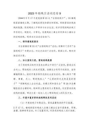 2023年助残日活动总结9.docx