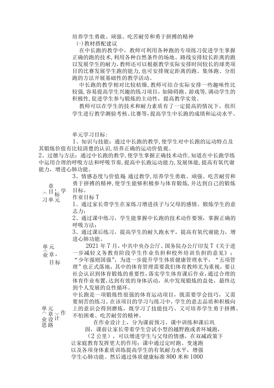 中长跑作业设计.docx_第2页