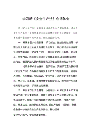 应急管理学习新《安全生产法》心得十篇.docx