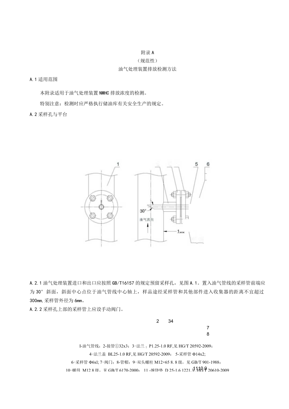 气处理装置排放检测方法、在线监控系统技术要求、储油库油气回收检测记录表.docx_第1页