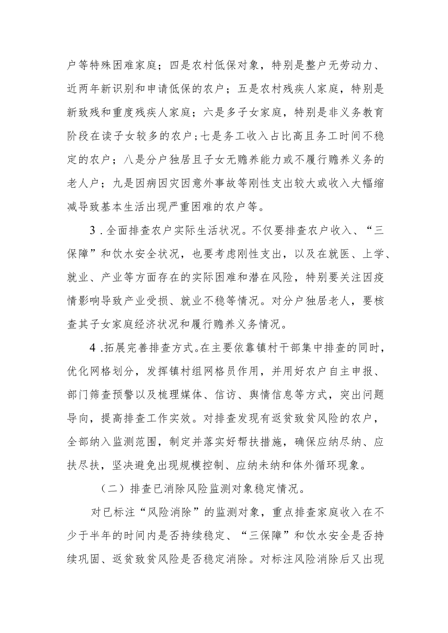 防止返贫监测帮扶集中排查工作方案.docx_第2页