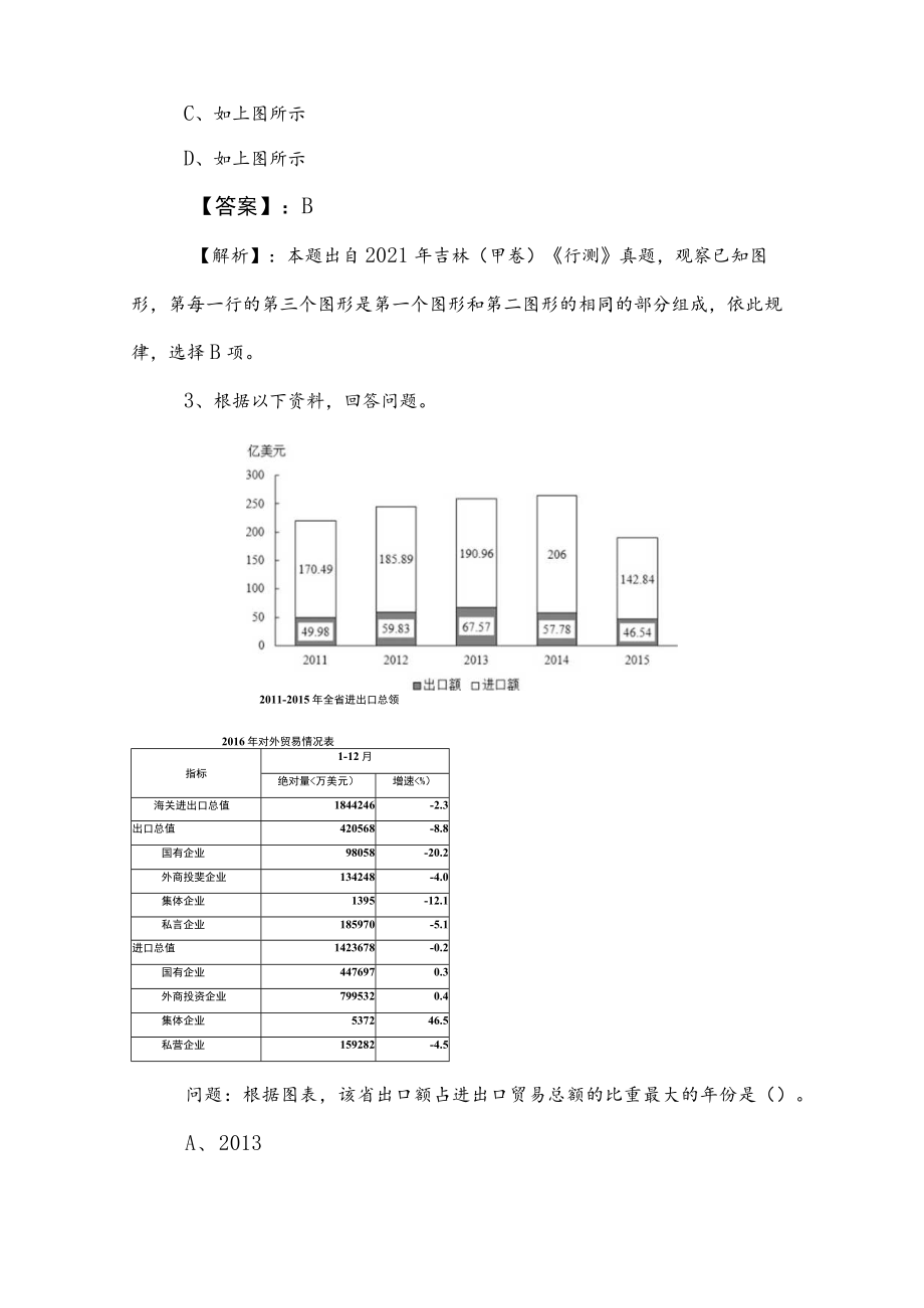 2023年度公考（公务员考试）行测（行政职业能力测验）综合练习（含答案）.docx_第2页