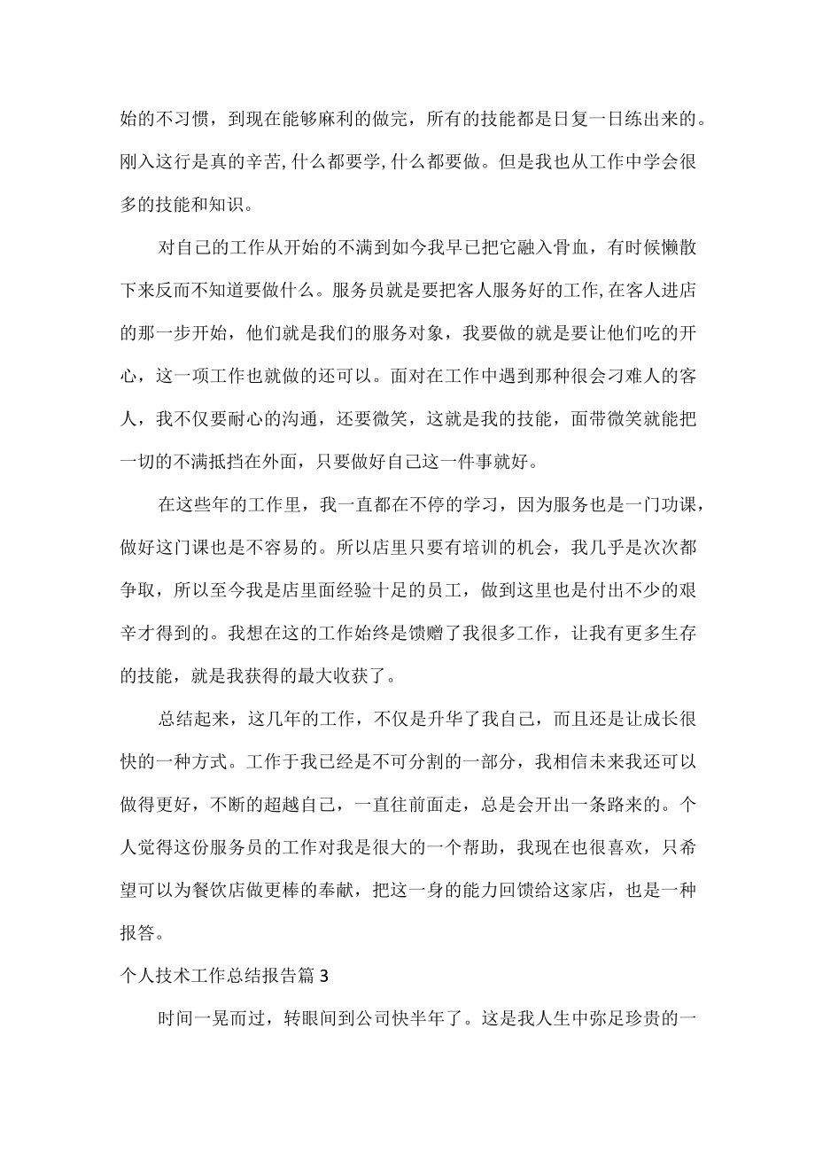 个人技术工作总结报告.docx_第3页