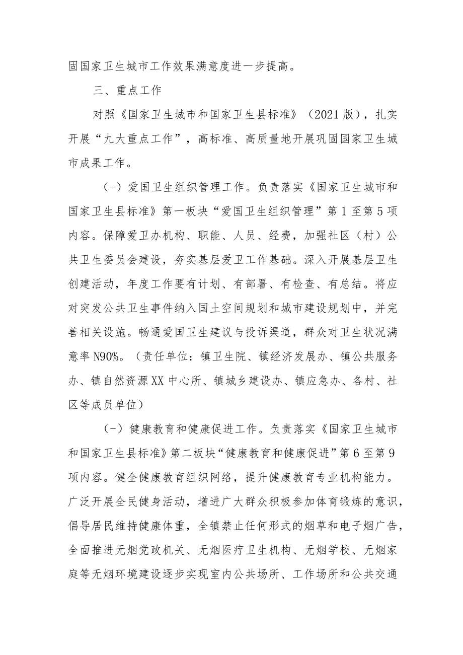 XX镇巩固国家卫生城市工作实施方案.docx_第2页