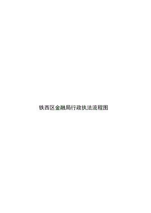 铁西区金融局行政执法流程图.docx