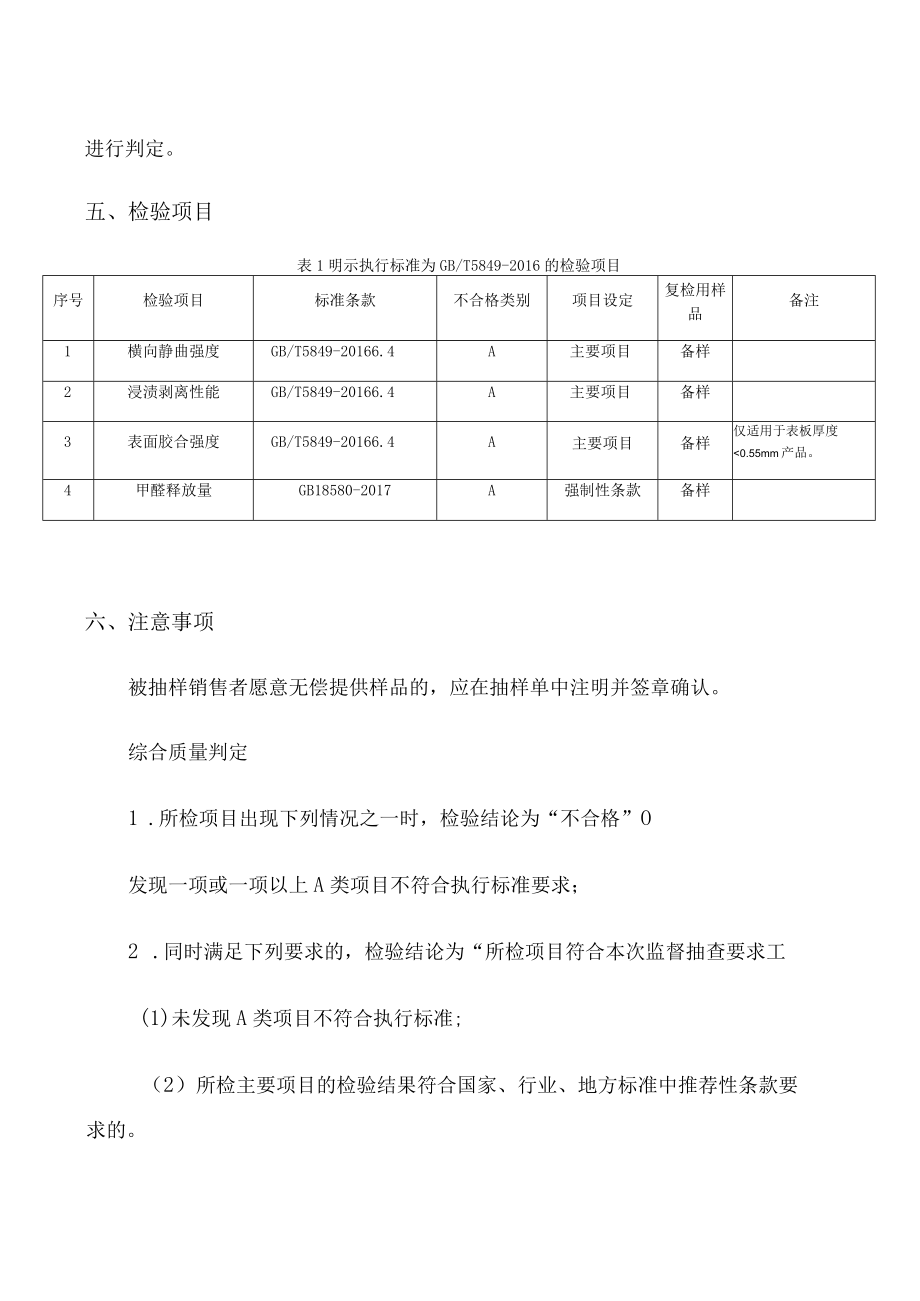 海宁市市场监督管理局2022年海宁市流通领域细木工板产品质量监督抽查实施细则.docx_第2页