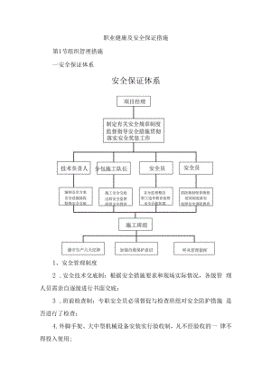 职业健康及安全保证措施.docx