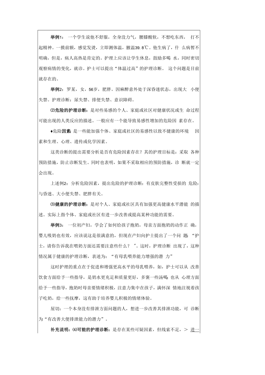 英才学院健康评估教案08护理诊断与思维.docx_第3页