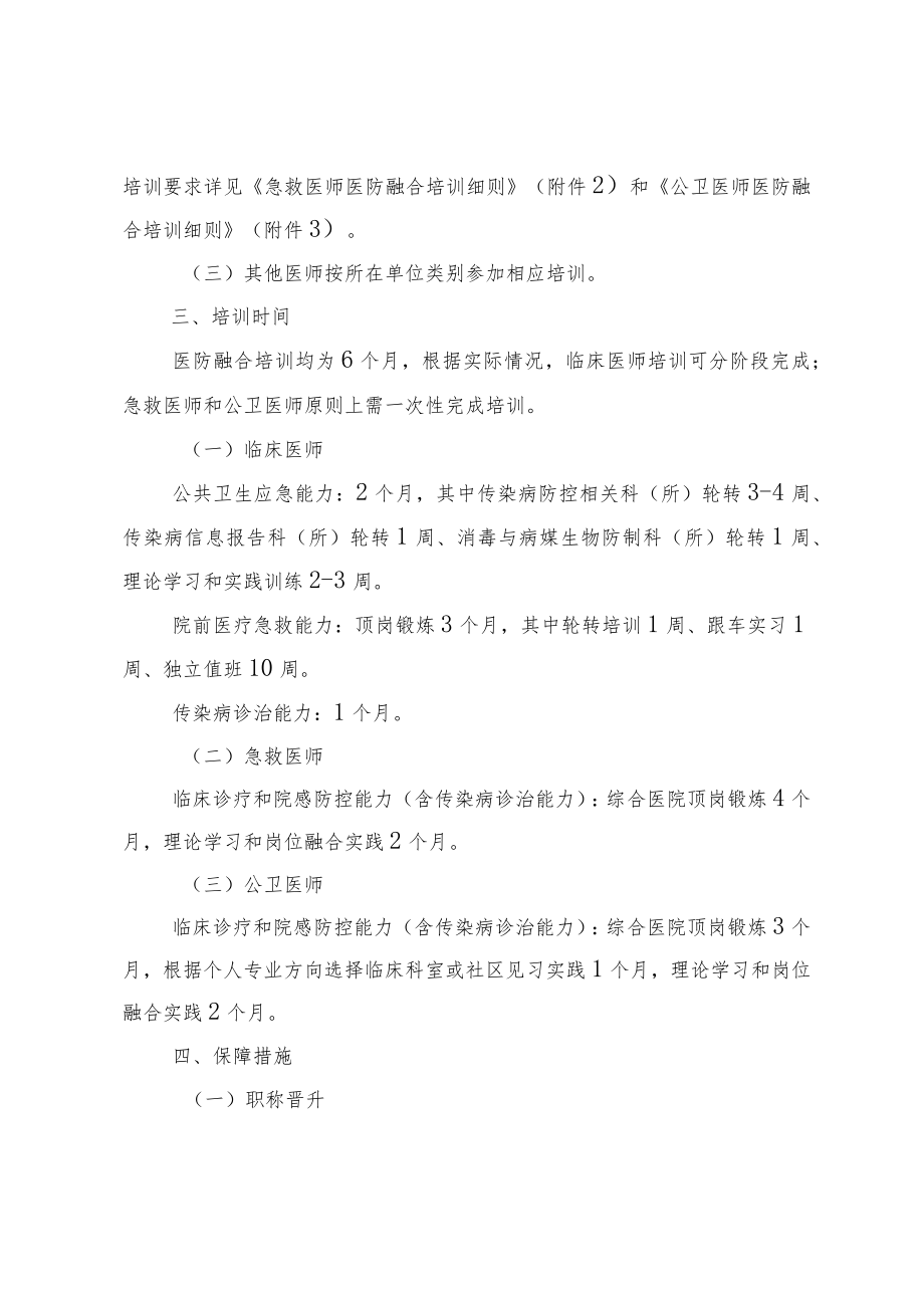 北京市医防融合培训方案 （2023年版）.docx_第2页