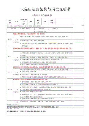 办公文档范本淘宝天猫各岗位说明书电商运营必备工具说明.docx