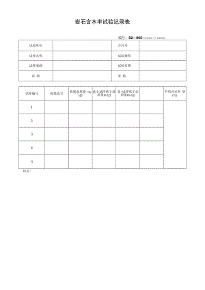 岩石含水率试验记录表.docx