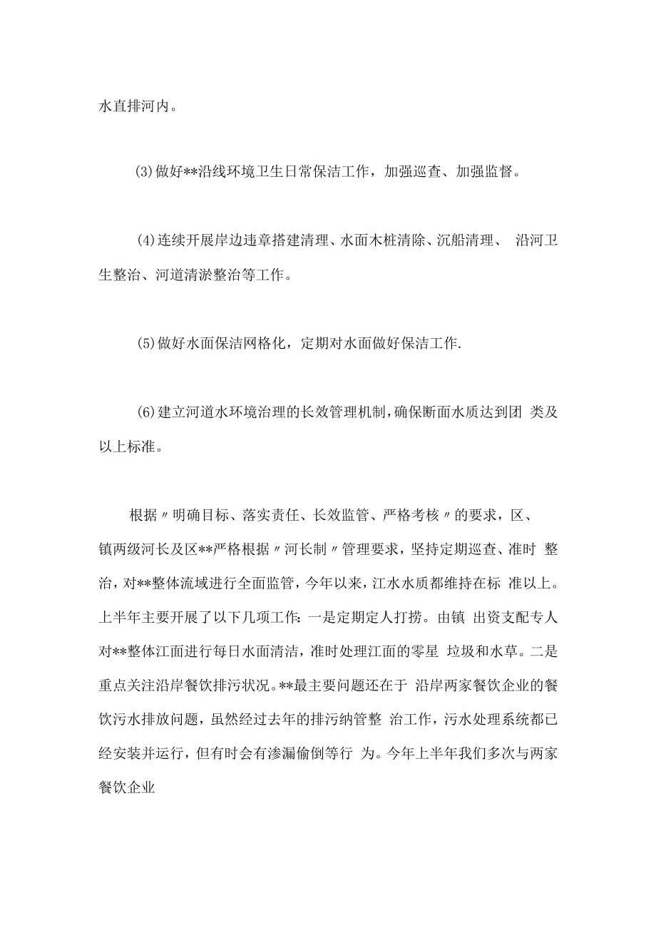 河长制工作半年度总结.docx_第2页