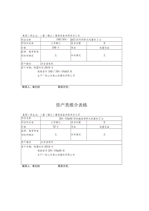 资产类推介表格.docx