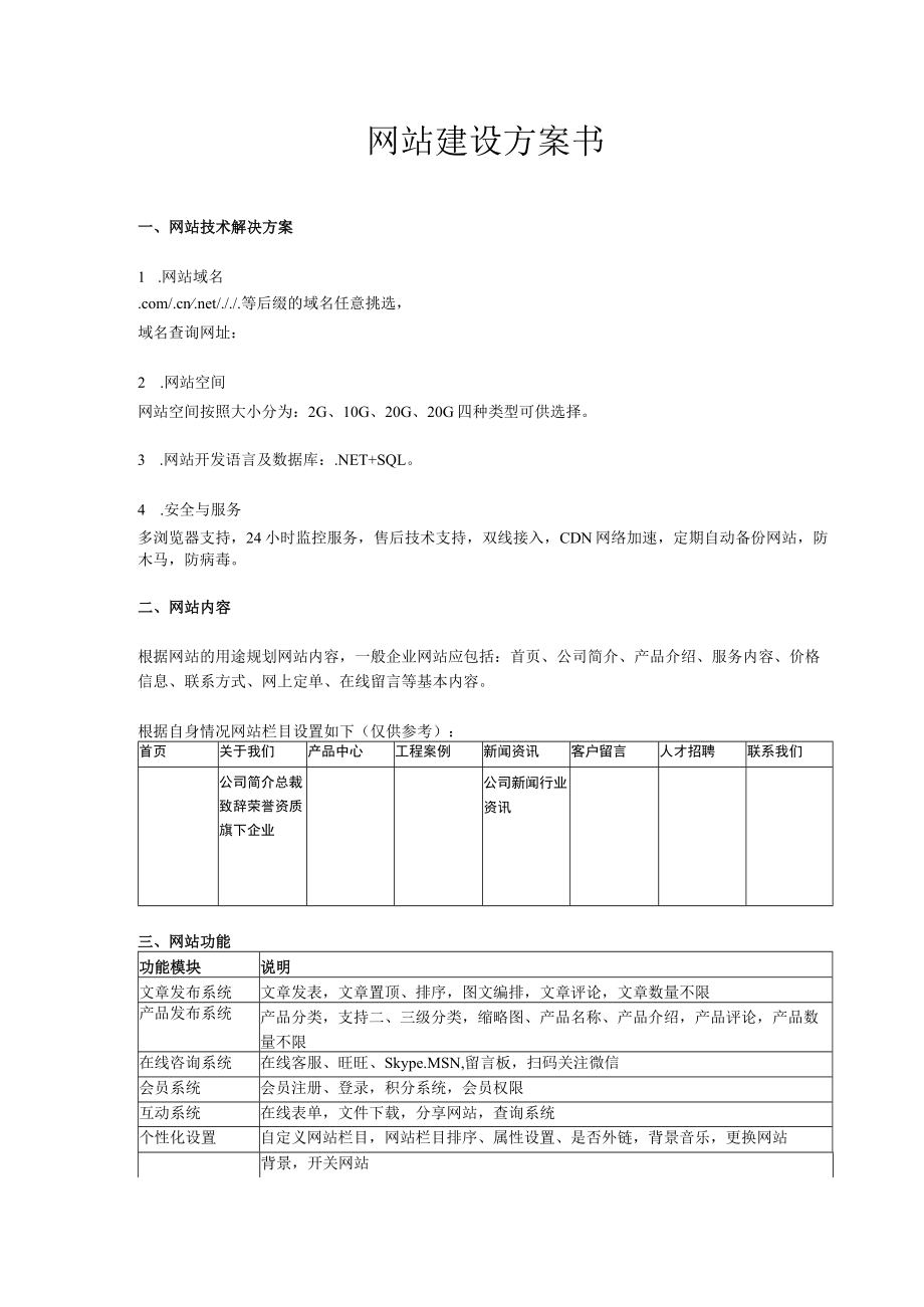 网站建设方案书.docx_第1页