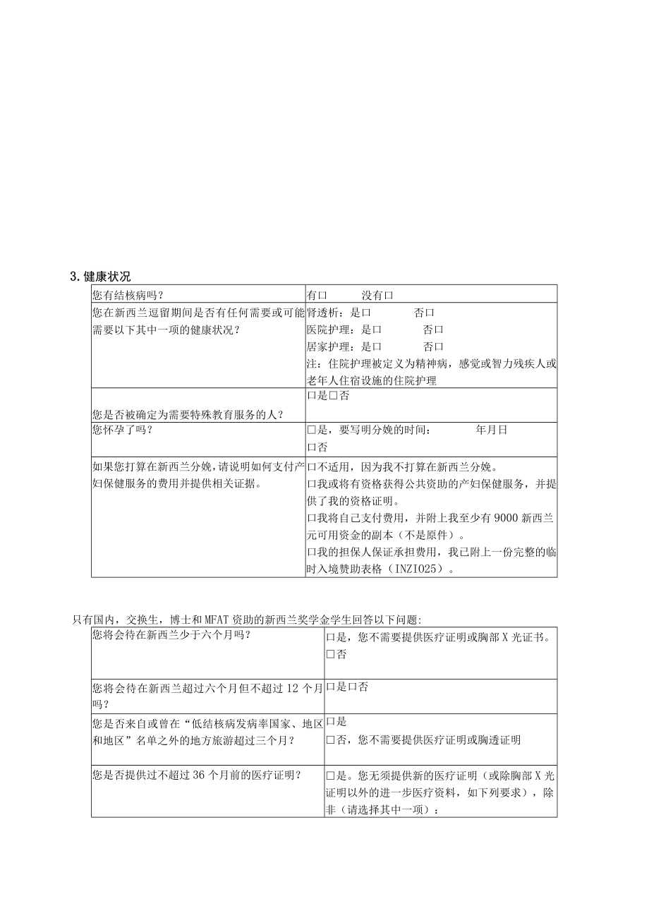 赴新西兰签证资料表.docx_第2页