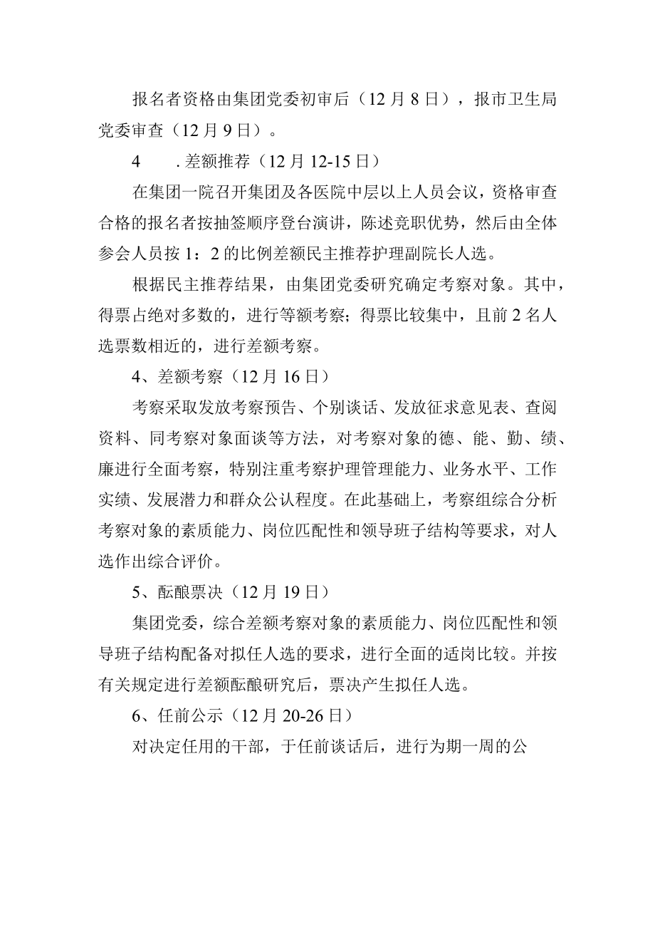 医院护理副院长差额选拔工作方案.docx_第2页