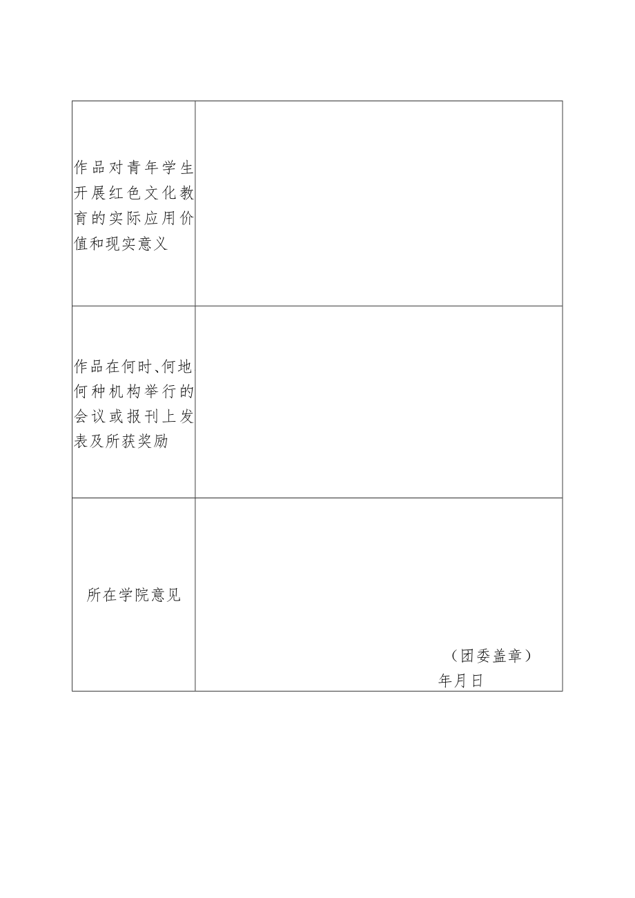 第十五届“升华杯”大学生课外学术科技作品竞赛红色专项活动作品申报表.docx_第3页