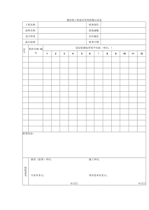 钢结构工程涂层厚度检测记录表.docx