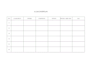 水击泄压阀管理台帐.docx