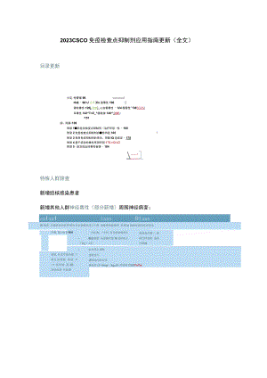 2023 CSCO免疫检查点抑制剂应用指南更新（全文）.docx