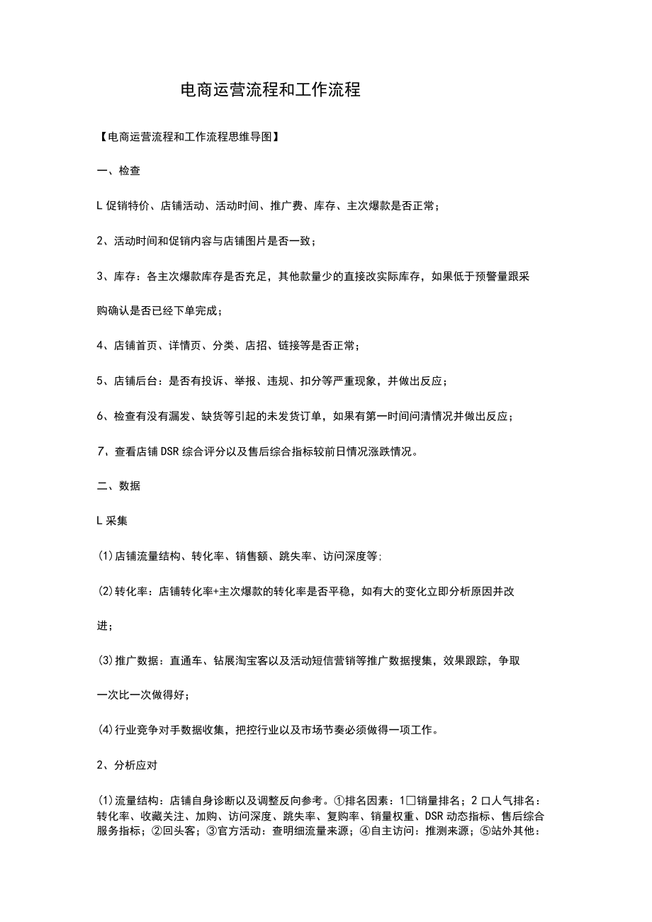 电商运营流程和工作流程.docx_第1页