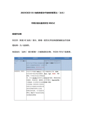 2023 CSCO非小细胞肺癌诊疗指南更新要点（全文）.docx