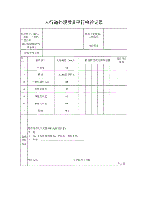 人行道外观质量平行检验记录.docx