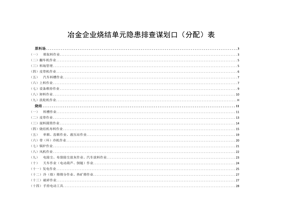 烧结隐患排查策划分配表.docx_第1页