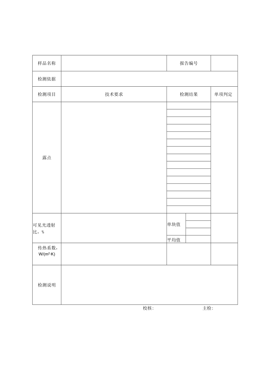 中空玻璃检测报告及原始记录.docx_第2页