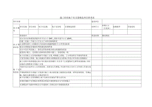 施工阶段地下室无梁楼盖项目排查表.docx