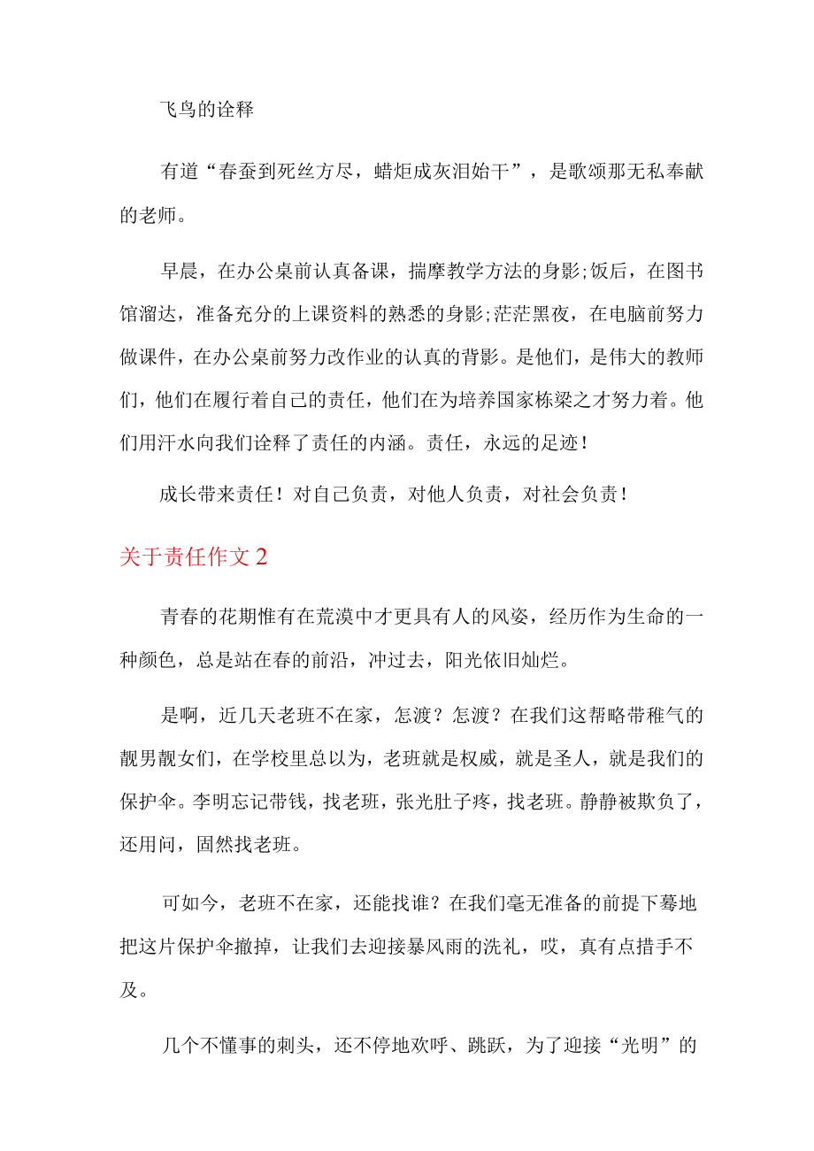 关于责任作文精选15篇.docx_第2页